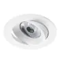 Noxion Faretti LED Diamond Inclinabile Bianca 6W 400lm 36D - 927 Bianco Molto Caldo | Ritaglio 83mm - IP44 - Miglior resa cromatica - Dimmerabile