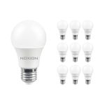 Confezione Multipack 10x Noxion Lucent Classic LED E27 Pera Ghiaccio 4.9W 480lm - 827 Bianco Molto Caldo | Sostitutiva 40W