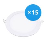 Confezione Multipack 15x Downlight LED UltraSlim 24W 1950lm 110D - 840 Bianco Freddo | 295mm - Ritaglio 280mm