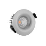 Noxion Faretti LED Gimax Aluminium 6W 400lm 36D - 927 Bianco Molto Caldo | Ritaglio 74mm - IP44 - Miglior resa cromatica - Dimmerabile