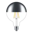 Philips Classic LEDglobe E27 Filamento Mirror Chiara 120mm 7.2W 650lm - 827 Bianco Molto Caldo | Dimmerabile - Sostitutiva 60W