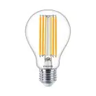 Philips Classic LEDbulb E27 Pera Filamento Chiara 13W 2000lm - 827 Bianco Molto Caldo | Sostitutiva 120W