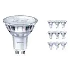 Confezione Multipack 10x Philips Corepro LEDspot GU10 PAR16 2.7W 225lm 36D - 830 Luce Calda | Sostitutiva 25W