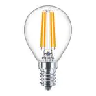 Philips Corepro LEDluster E14 Sferica Filamento Chiara 6.5W 806lm - 827 Bianco Molto Caldo | Sostitutiva 60W