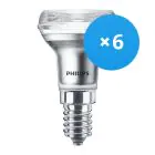 Confezione Multipack 6x Philips Corepro LEDspot E14 R39 1.8W 150lm 36D - 827 Bianco Molto Caldo | Sostitutiva 30W